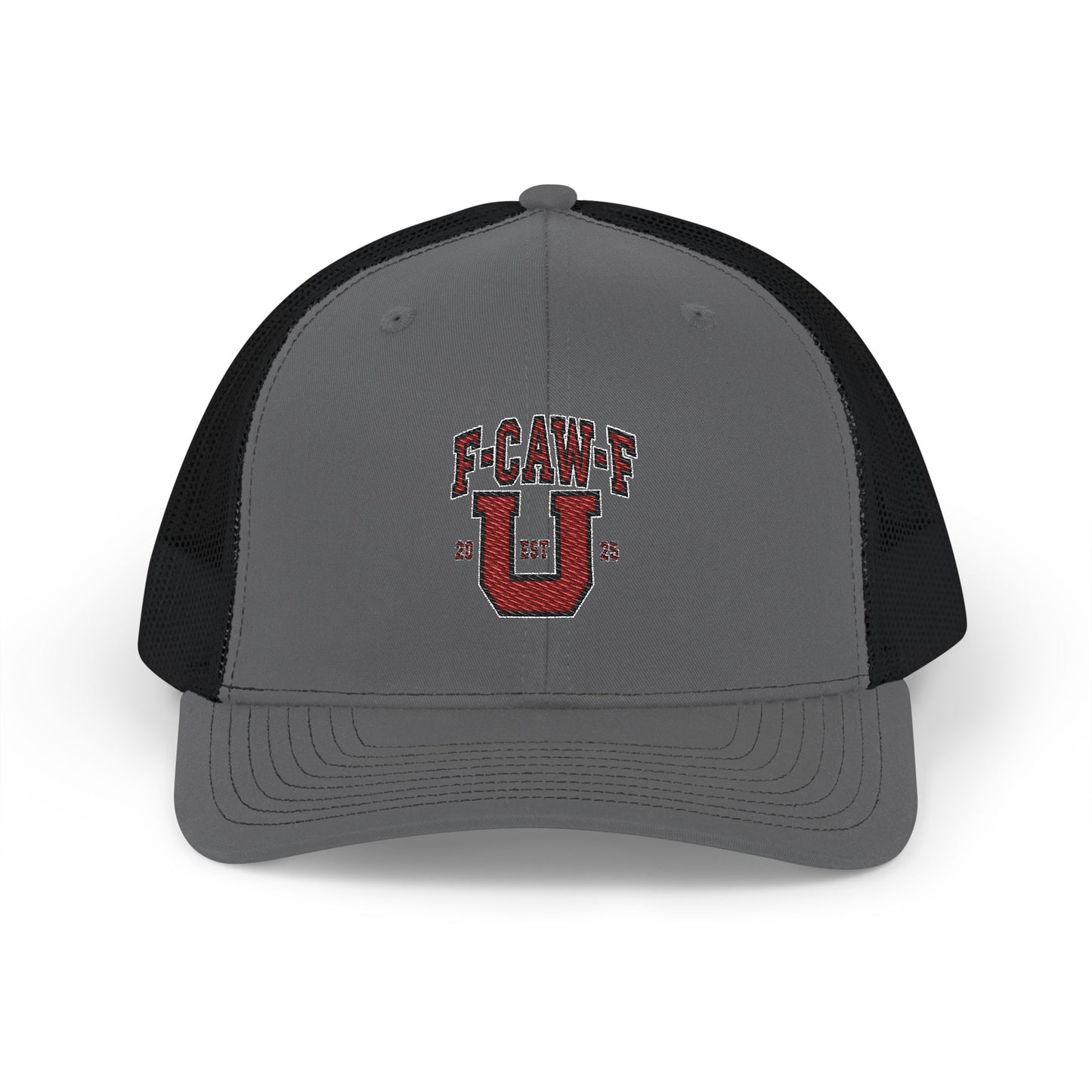 F-CAW-F U Snapback Trucker Cap (Embroidery) Printify