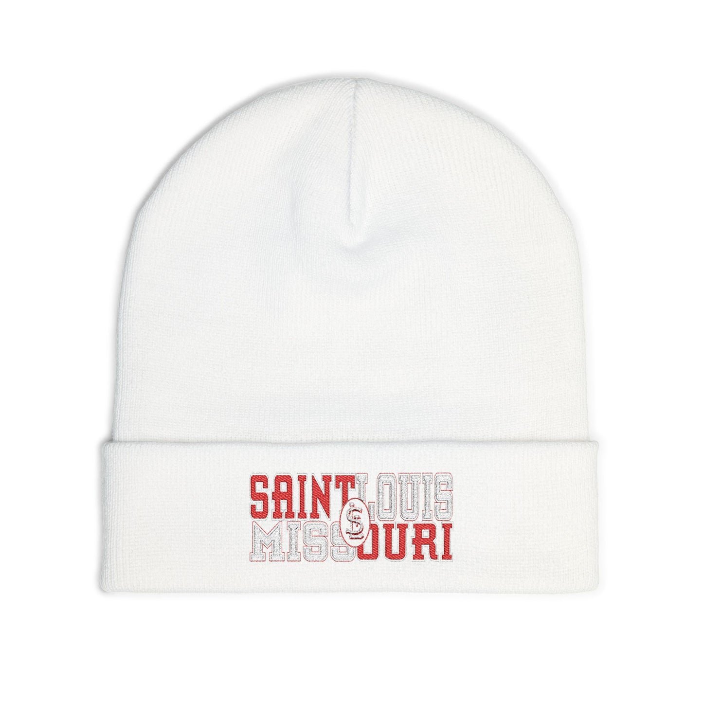 Beanie Hat - Saint Louis Missouri Split Color Design
