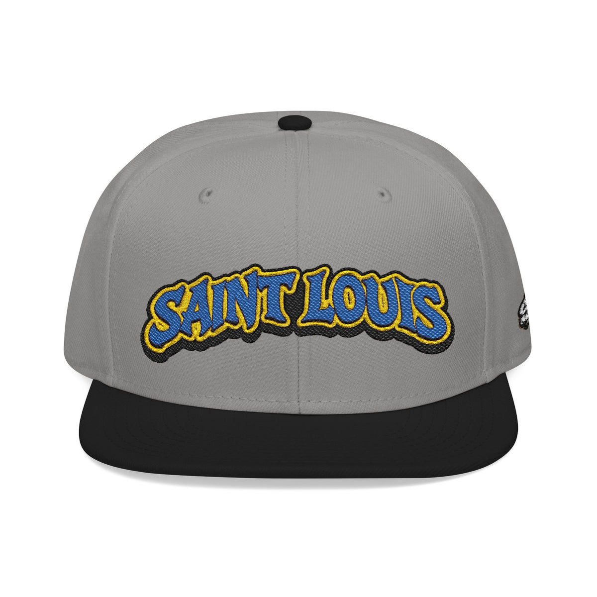 St. Louis Embroidered Snapback Hat — Retro Script Logo Cap