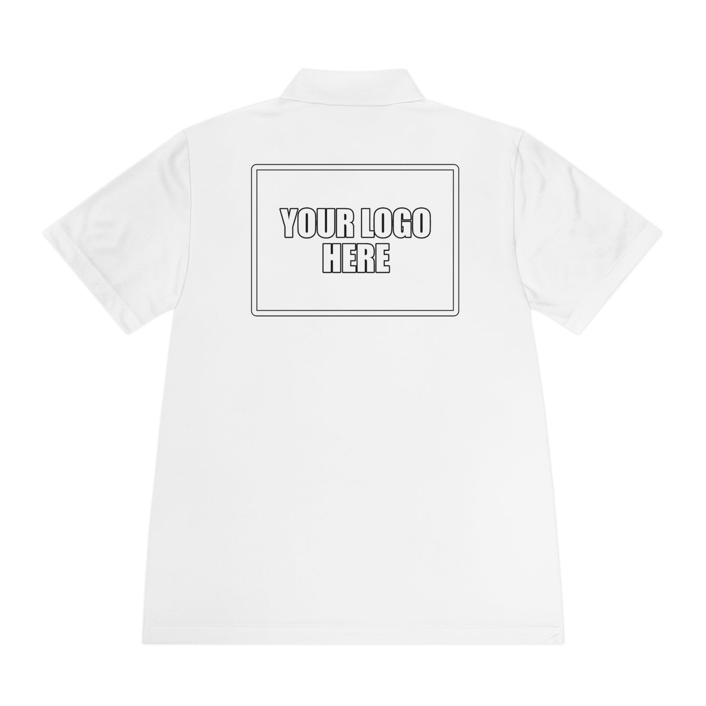 Customizable Sport Polo Work Shirt - Front & Back Logo Work Polo