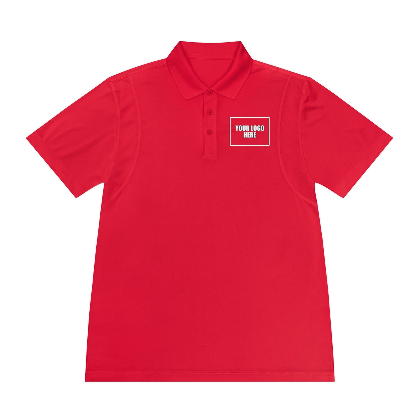 Customizable Sport Polo Work Shirt - Front & Back Logo Work Polo