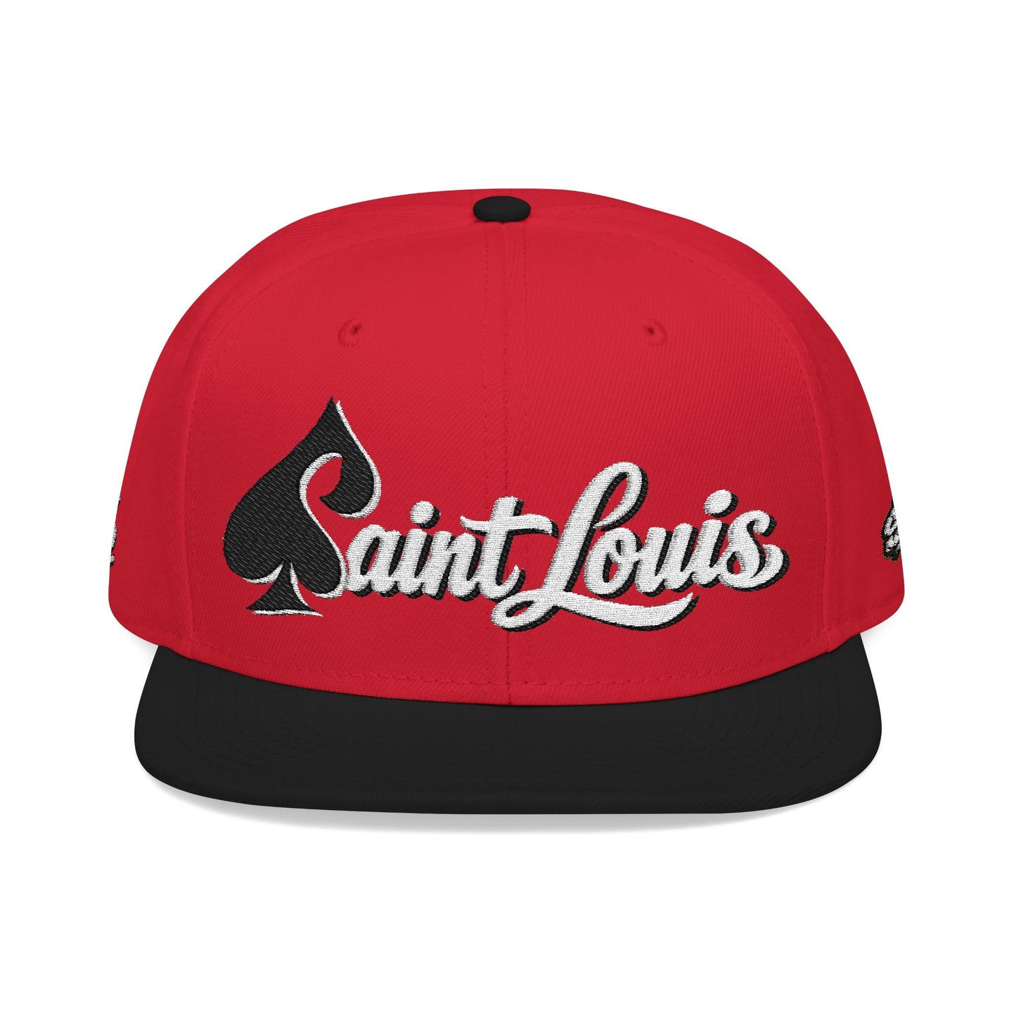 Embroidered 'Saint Louis' Snapback Hat