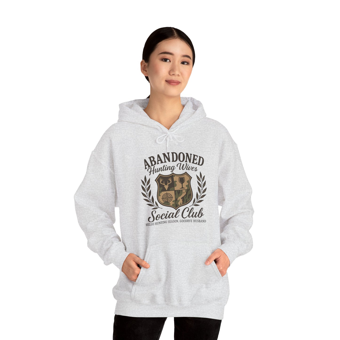 Abandoned Hunters Wives Social Club Hoodie Printify