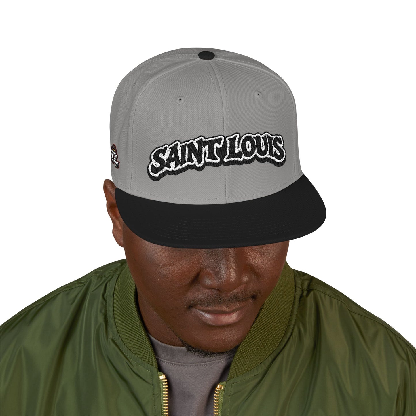 Embroidered Saint Louis Snapback Hat — Bold Streetwear Cap