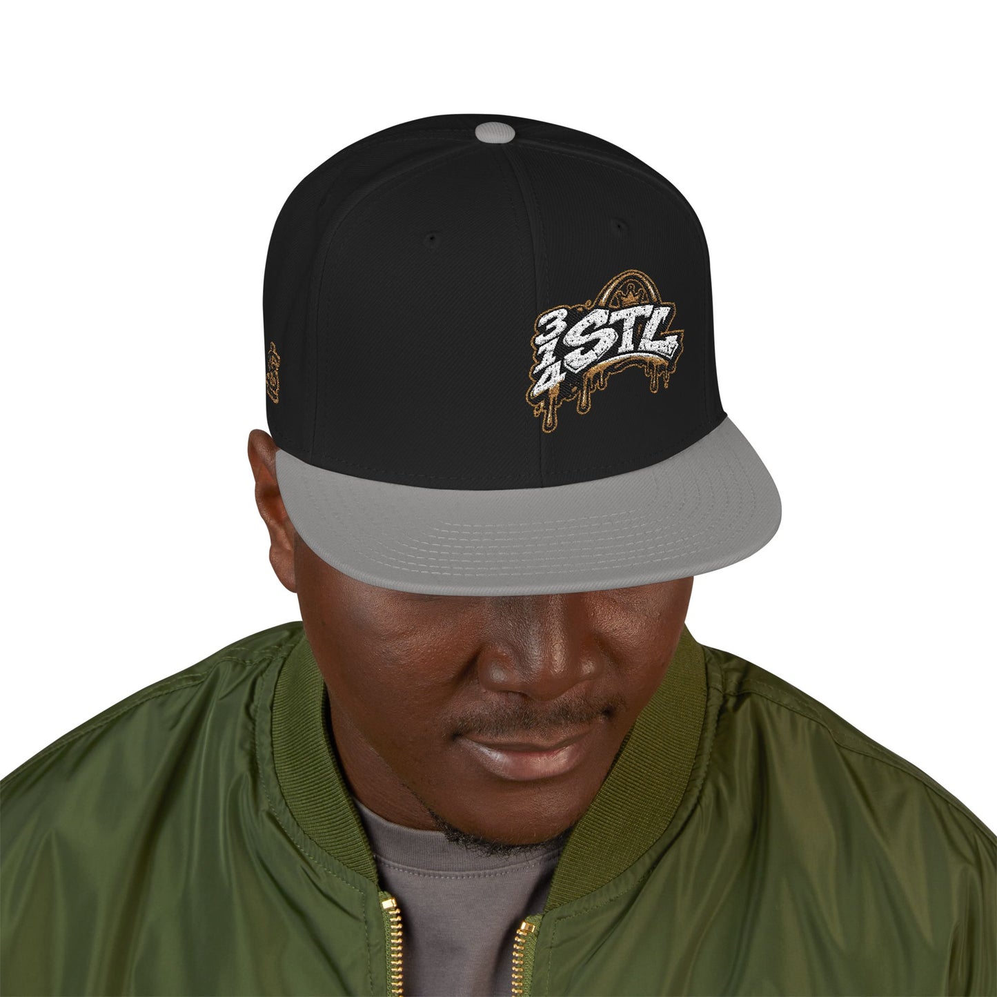 Snapback Hat — STL Drip Embroidered Baseball Cap