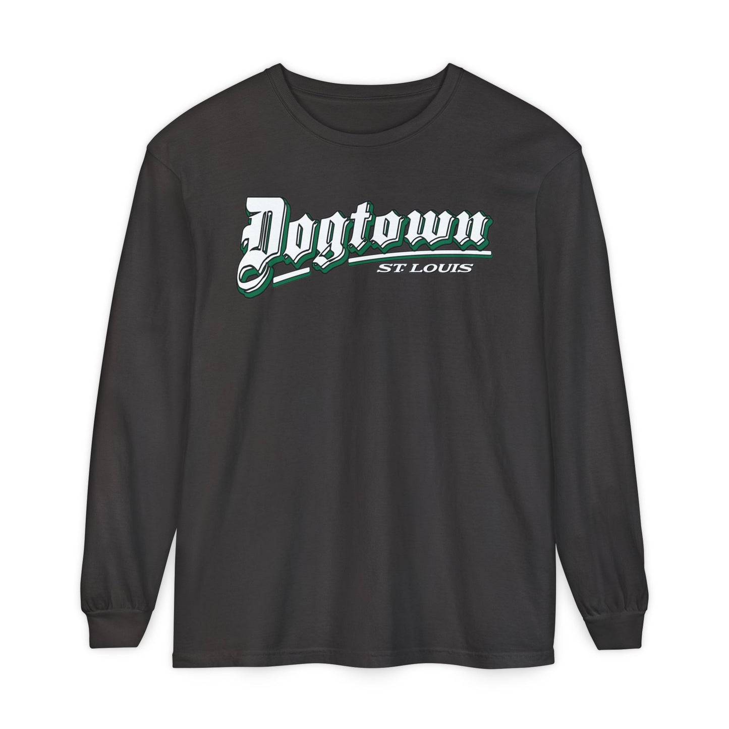 Dogtown Classic Unisex Garment-dyed Long Sleeve T-Shirt