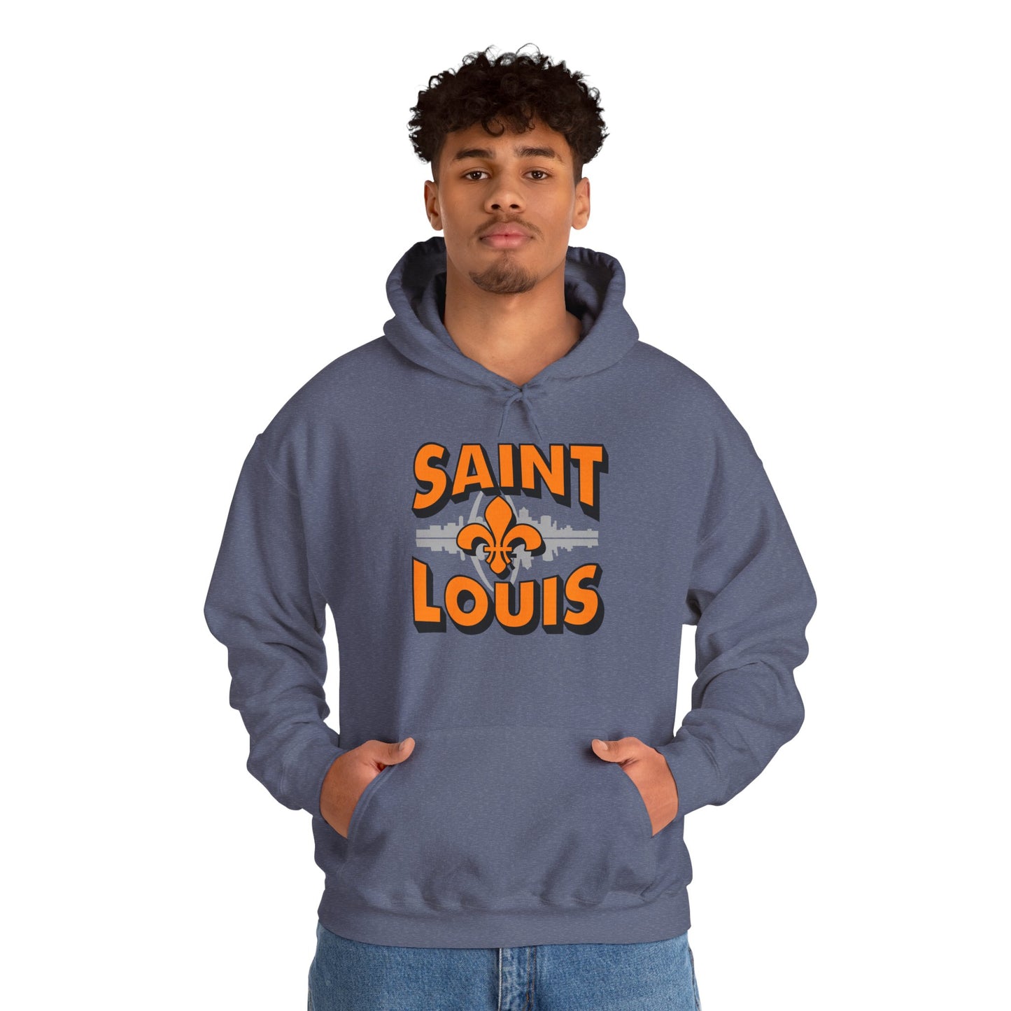 Saint Louis Graphic Hoodie — City Skyline Saint Louis Hoodie