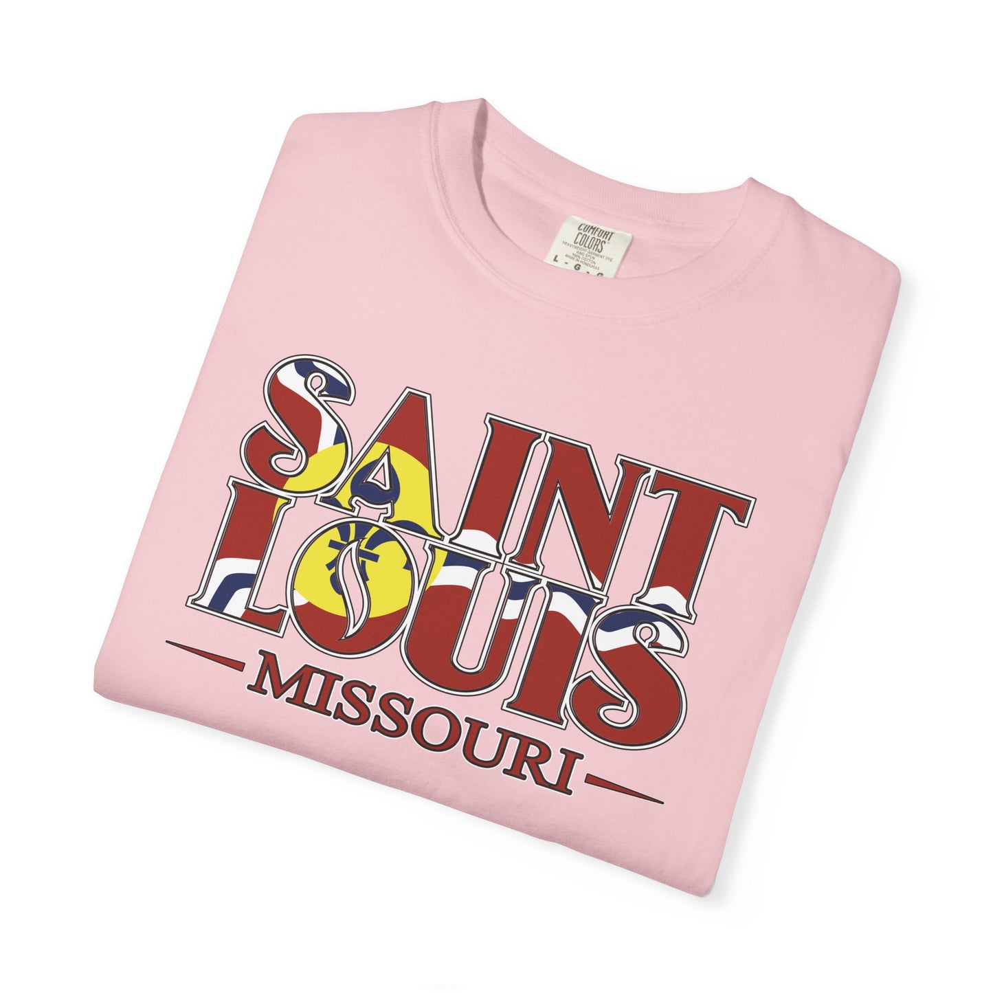 Saint Louis Missouri T-Shirt — Vintage St. Louis Flag Graphic Tee