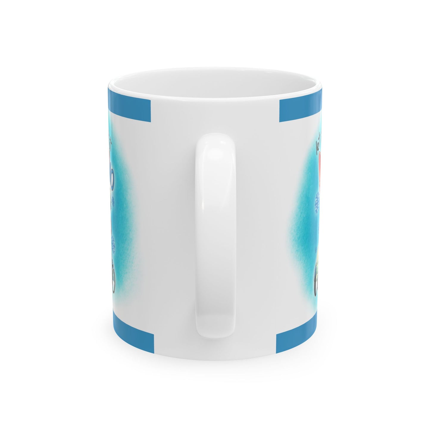 Ceramic Mug - Let it No Funny Cat Christmas Mug