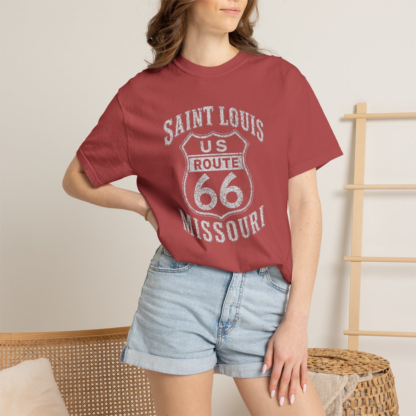 Saint Louis Route 66 Missouri T-Shirt — Vintage Road Trip Tee