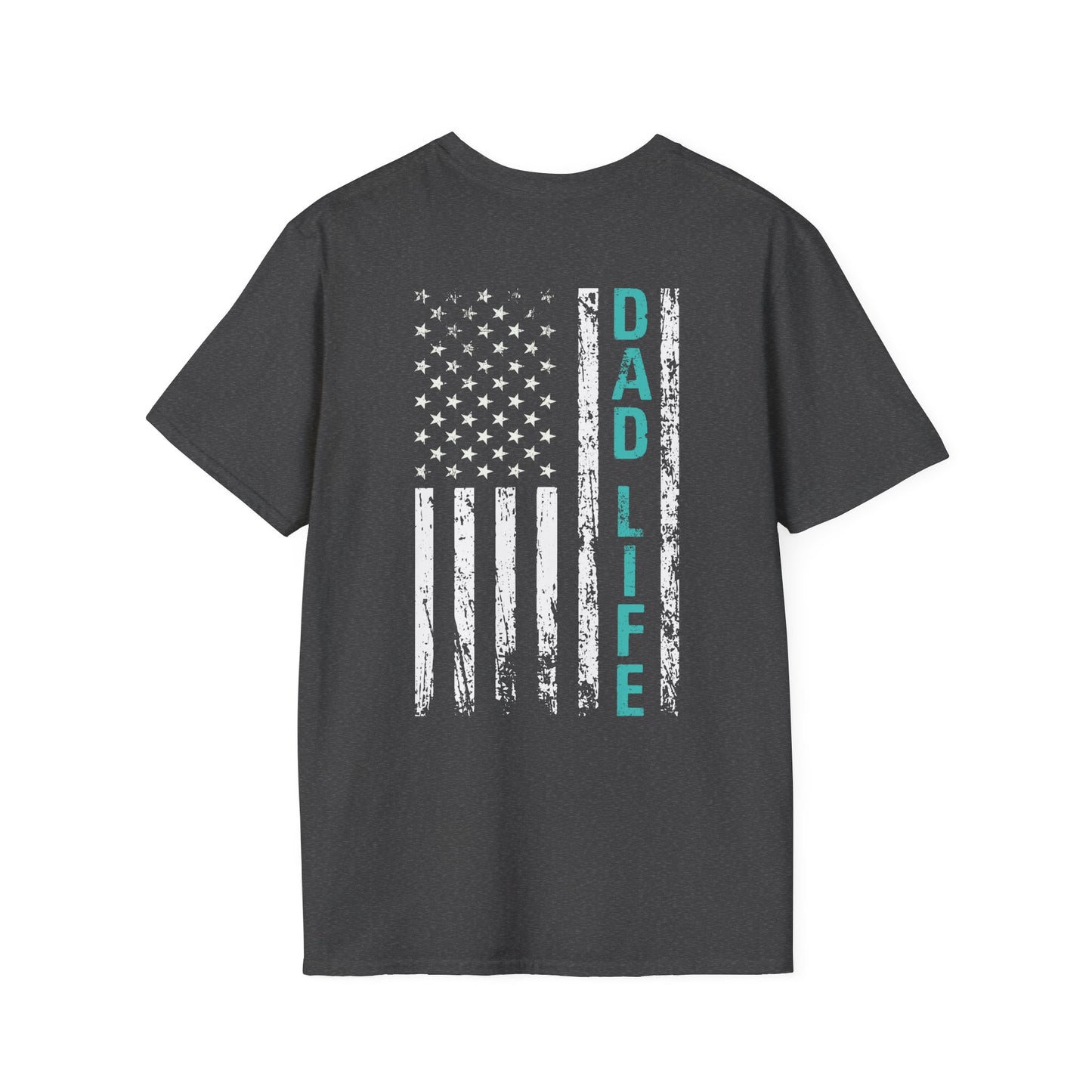 Dad Life Front and Back Graphic Tee