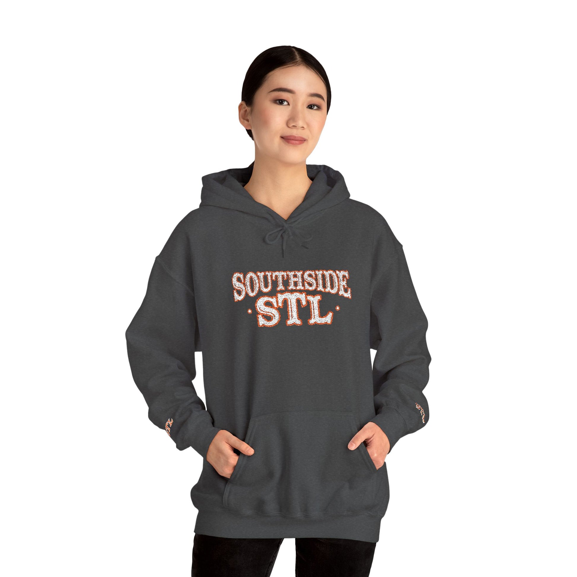 Embroidered Hoodie - Southside STL Design Printify