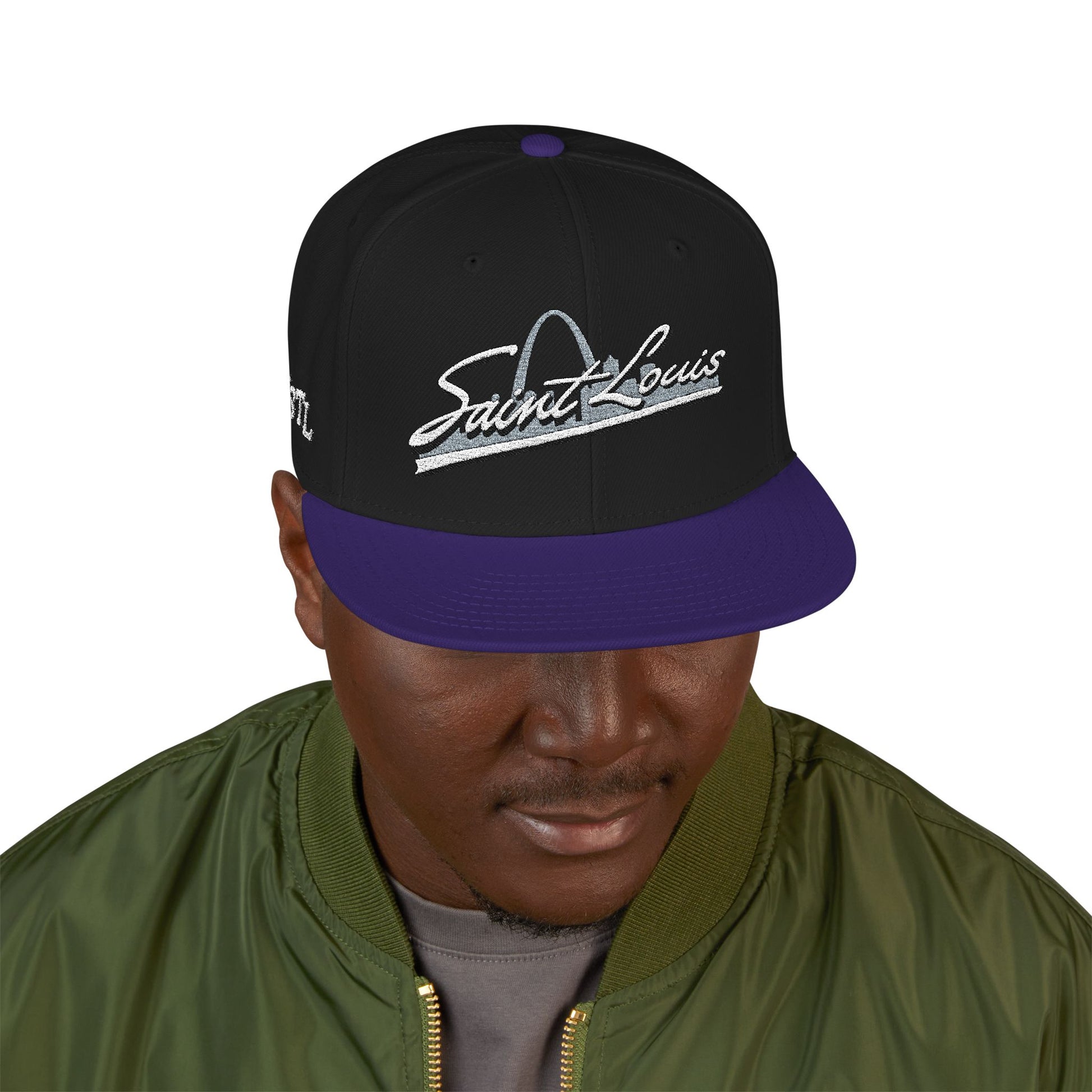Snapback (Embroidery)-Saint Louis Logo Printify