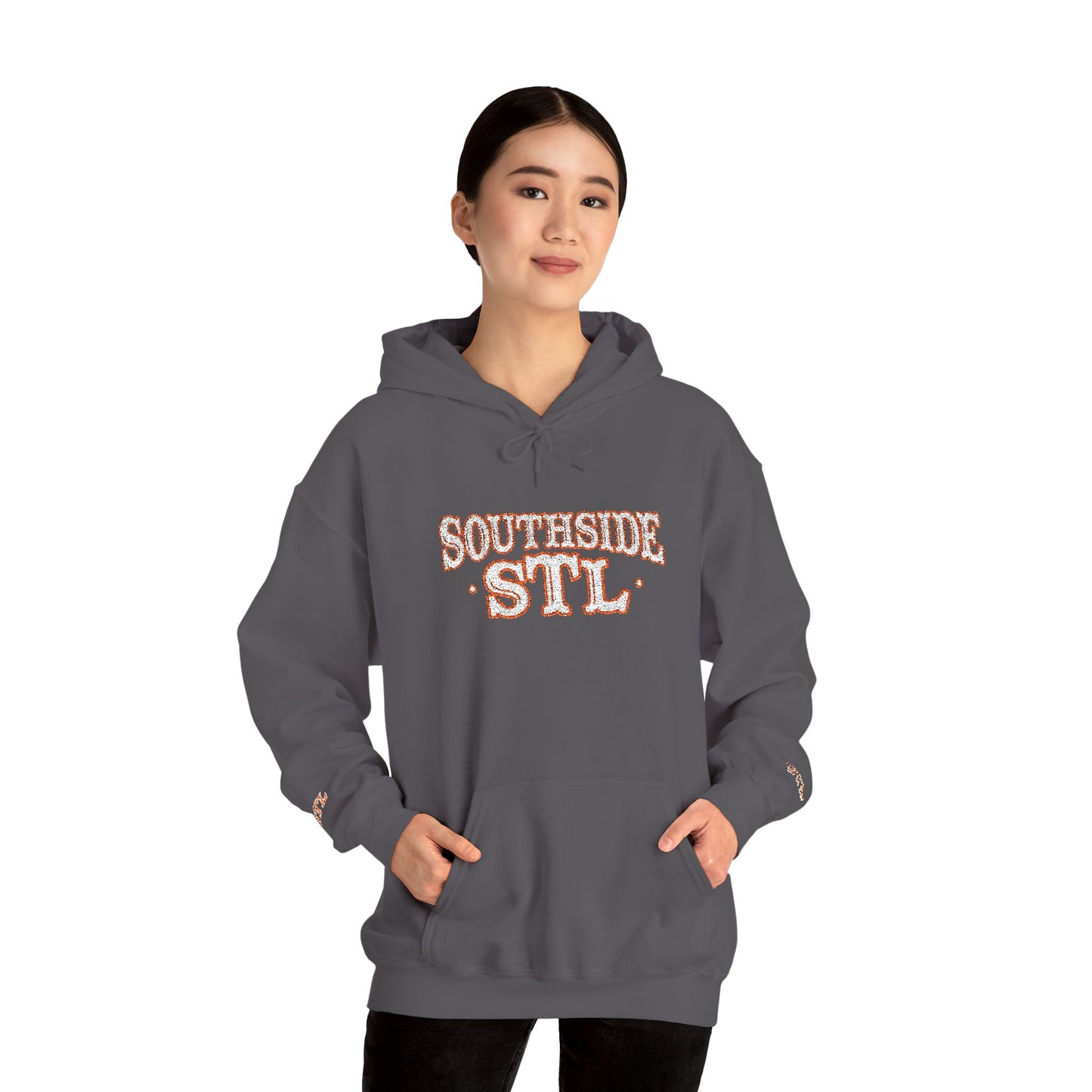 Embroidered Hoodie - Southside STL Design Printify