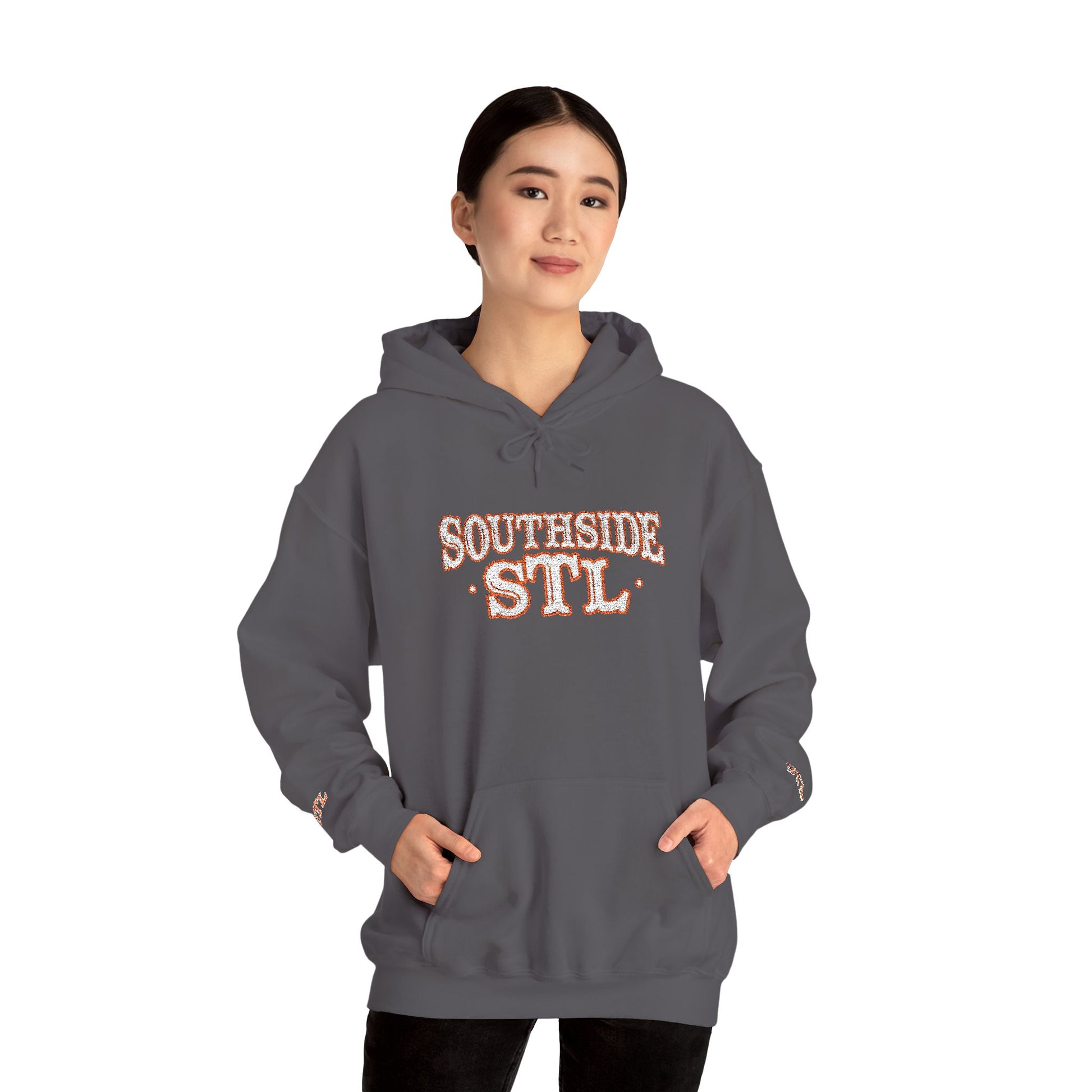 Embroidered Hoodie - Southside STL Design Printify