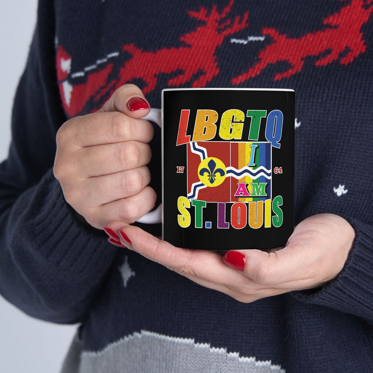 Ceramic Mug - Saint Louis LBGTQ Design