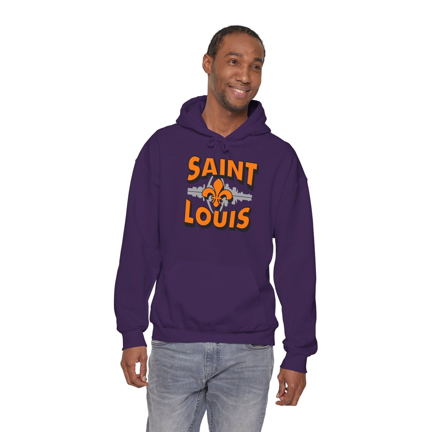 Saint Louis Graphic Hoodie — City Skyline Saint Louis Hoodie