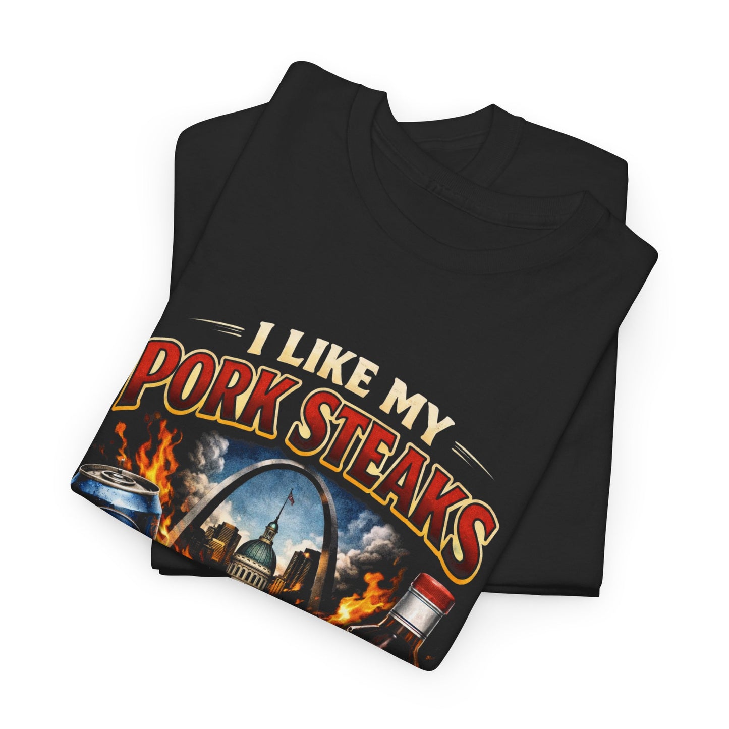 St. Louis Pork Steaks T-Shirt ⚠️ Contains AI-generated models