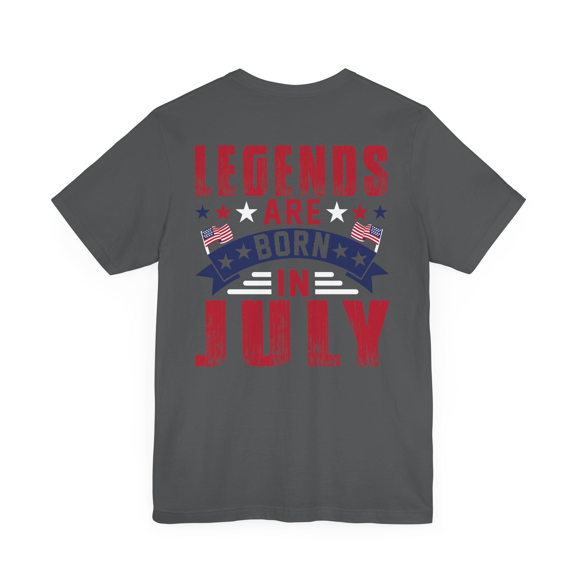 Legends Are Born in July Unisex Jersey Short Sleeve Tee Printify
