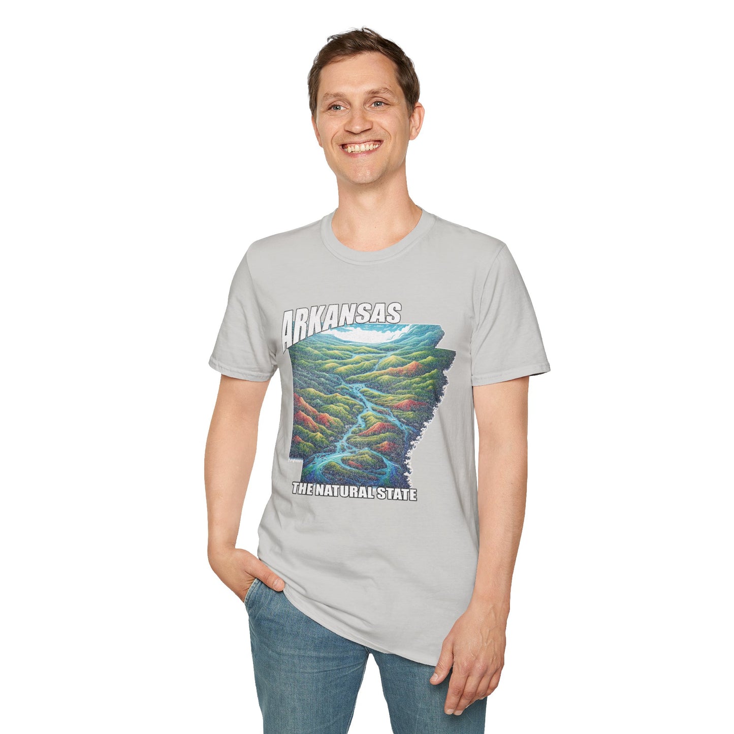 Arkansas The Natural State Graphic Tee