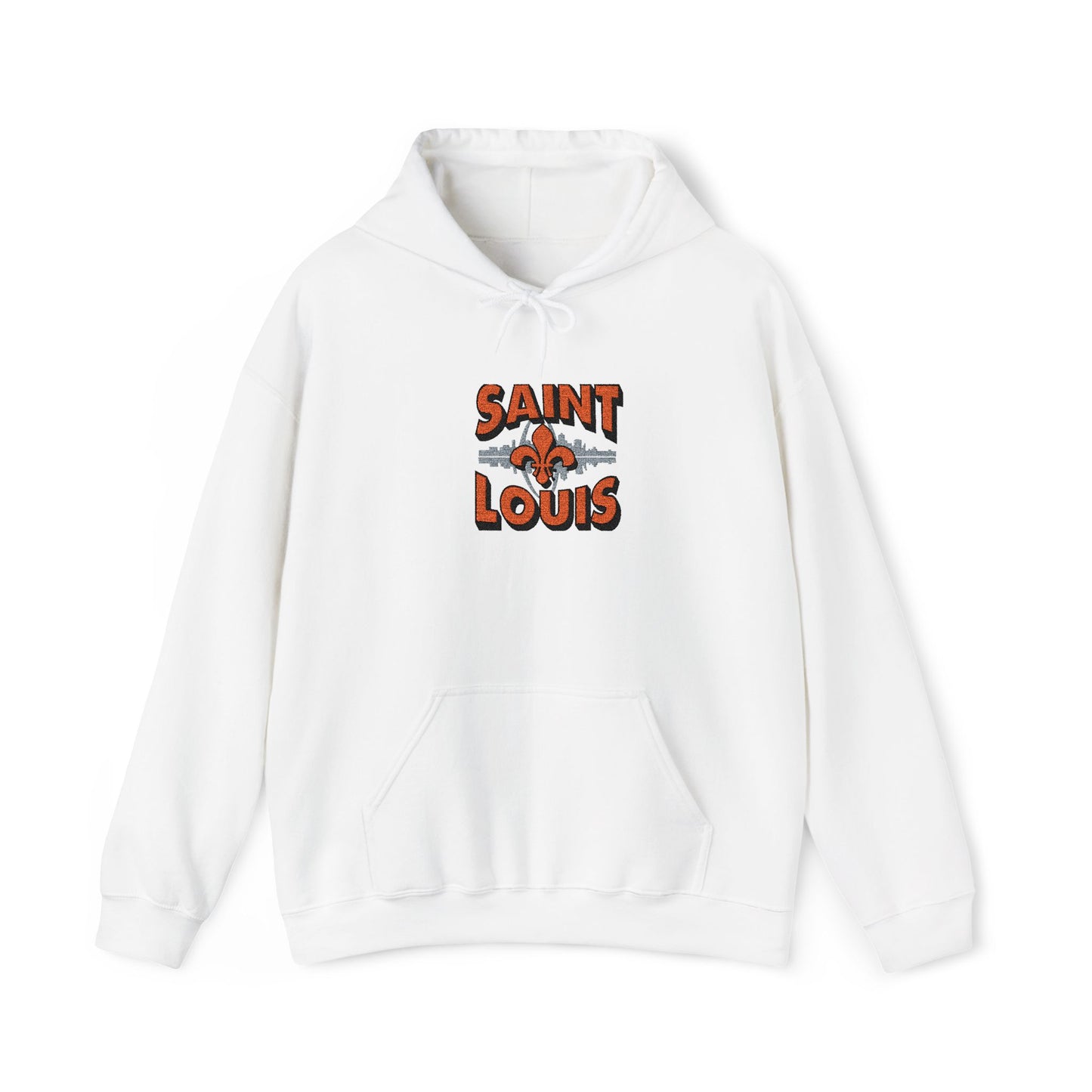 Saint Louis City Skyline Embroidered Hoodie