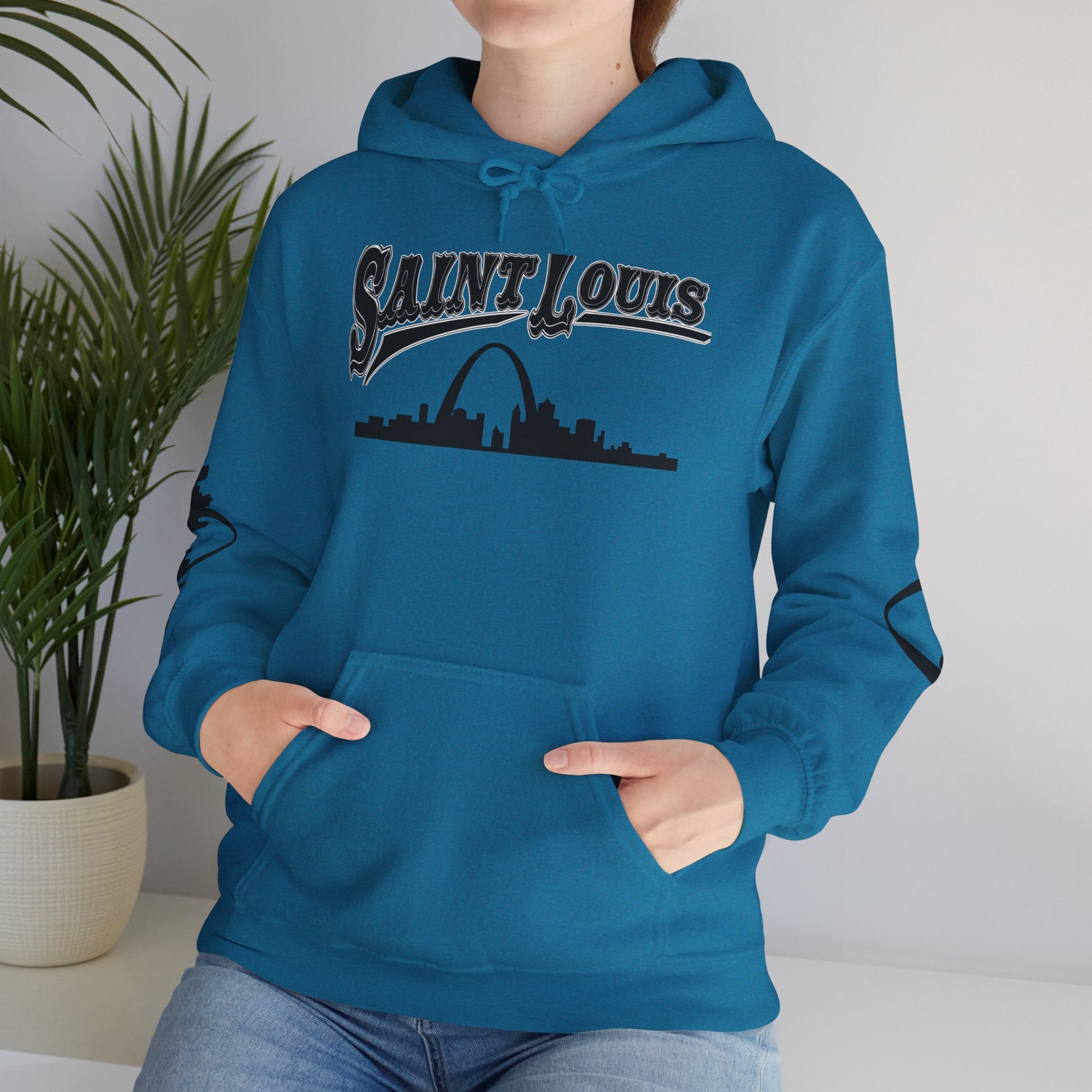 Saint Louis Skyline Hoodie - Unisex Heavy Blend™ Printify