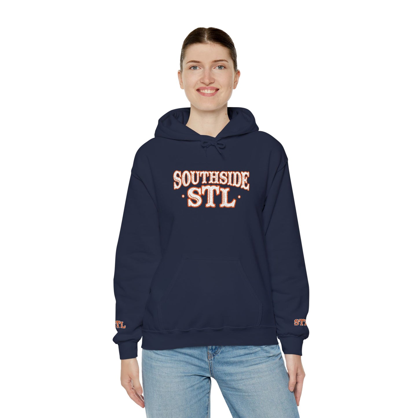 Embroidered Hoodie - Southside STL Design Printify