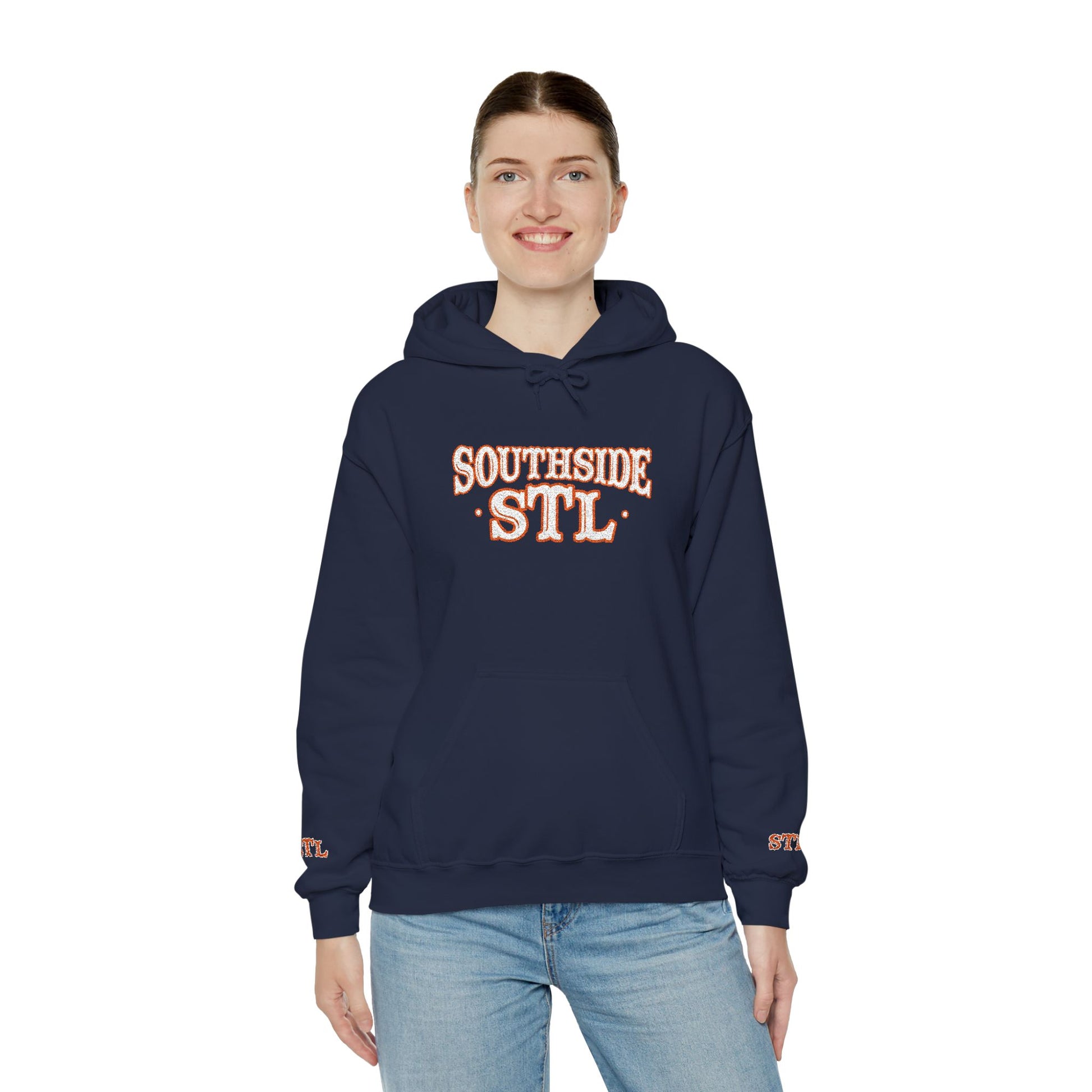 Embroidered Hoodie - Southside STL Design Printify