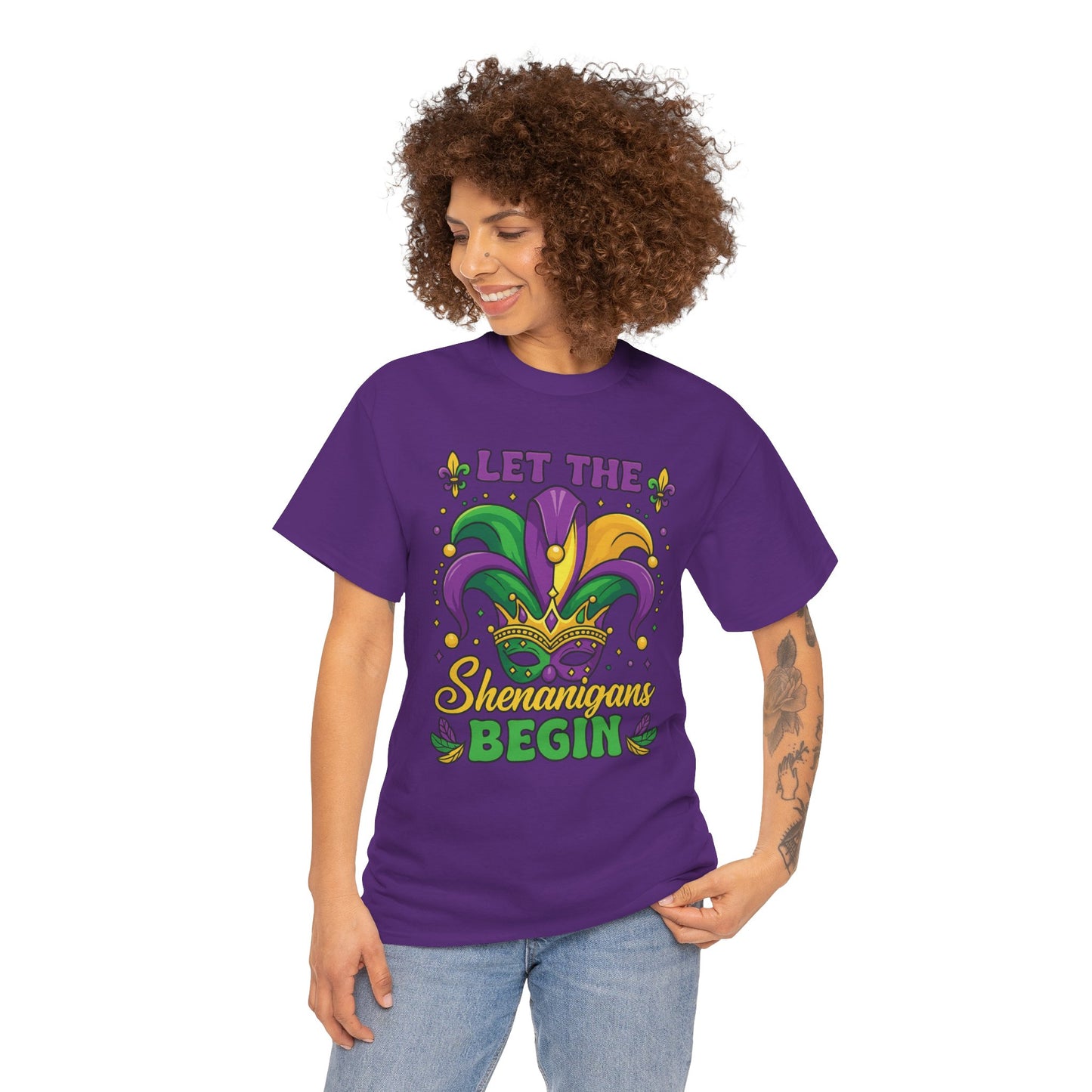 Mardi Gras 'Let The Shenanigans Begin' T-Shirt
