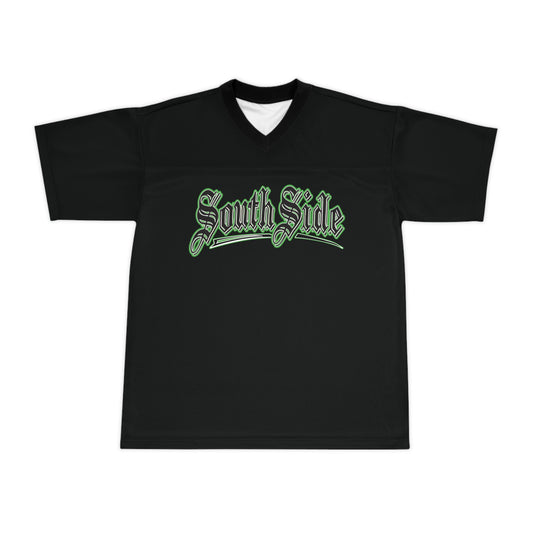 South Side Jersey - Casual Wear Green Outlined Lettering