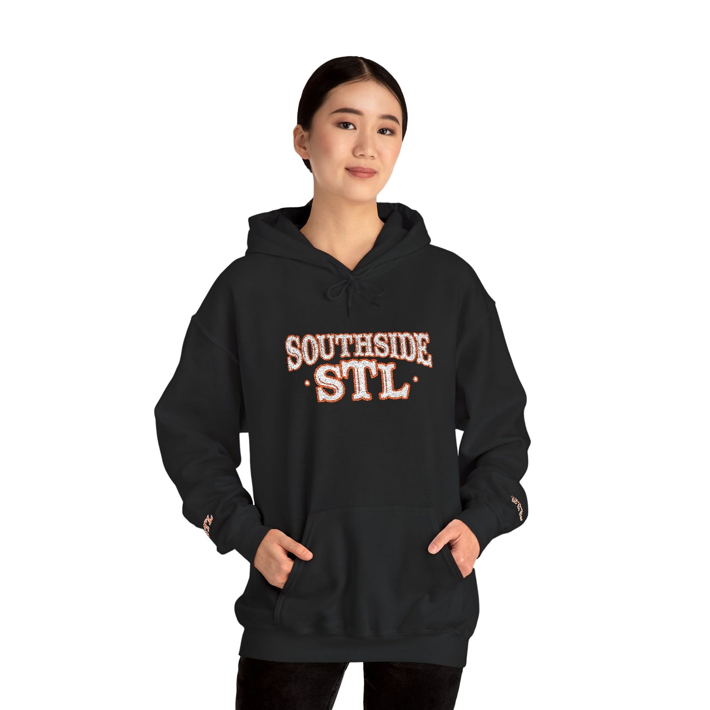 Embroidered Hoodie - Southside STL Design Printify