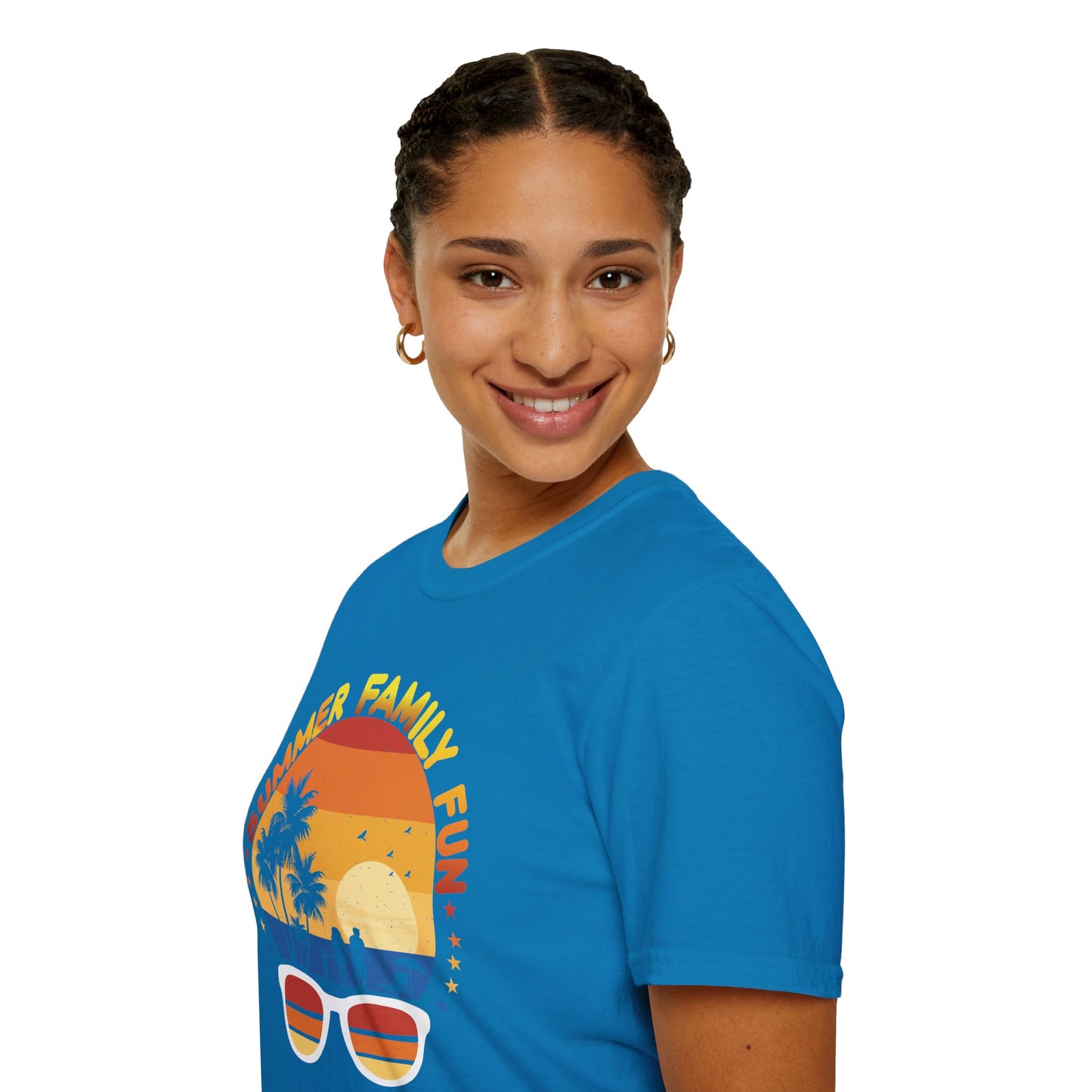 Summer Family Fun Graphic Tee Unisex Softstyle T-Shirt