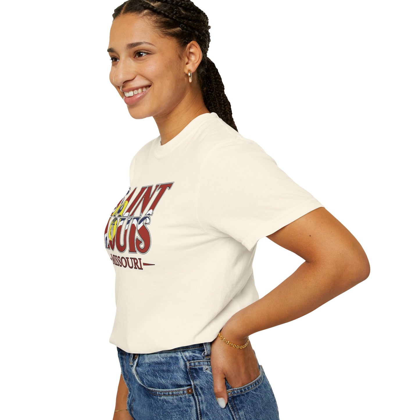 Saint Louis Missouri T-Shirt — Vintage St. Louis Flag Graphic Tee