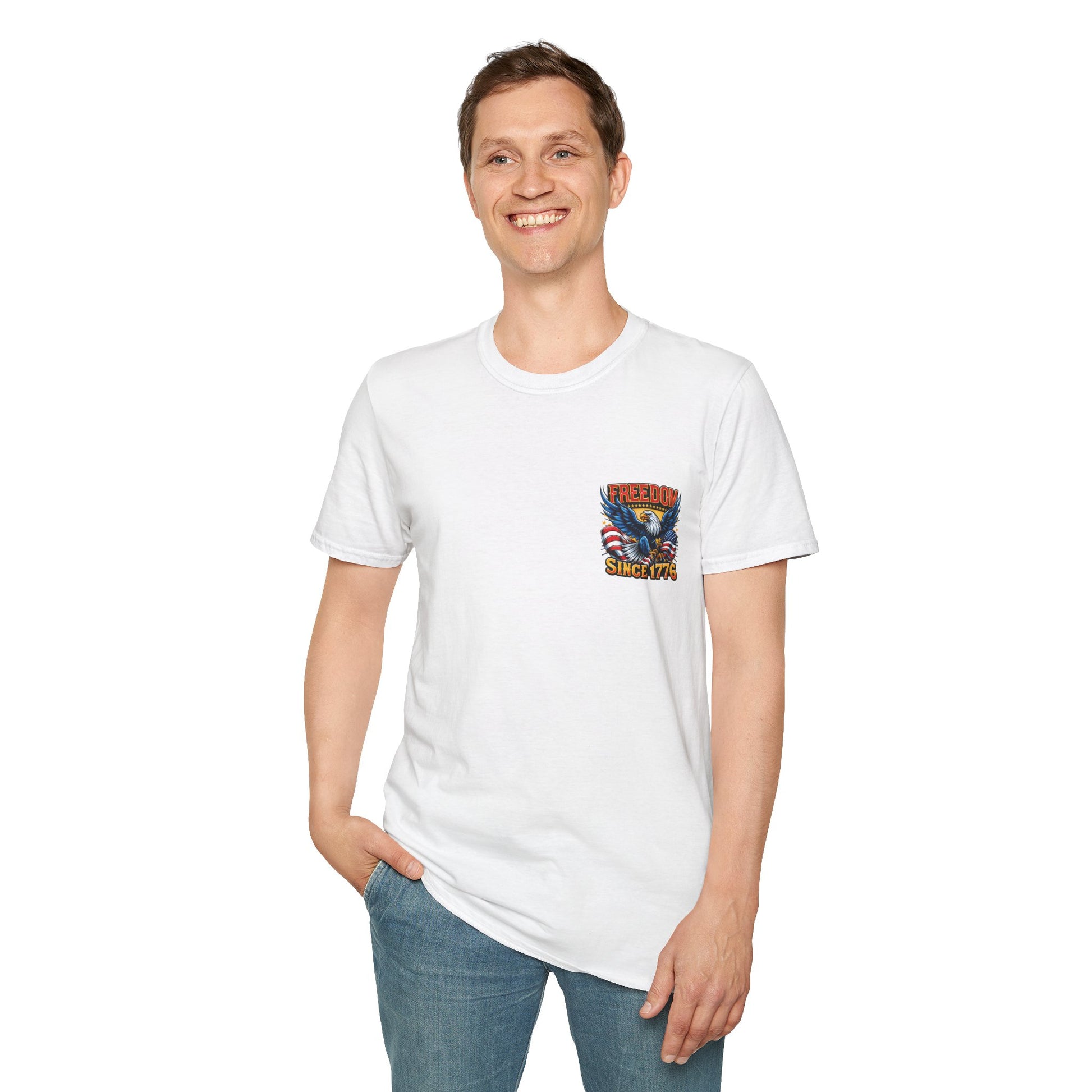 Freedom Since 1776 Graphic Tee Printify