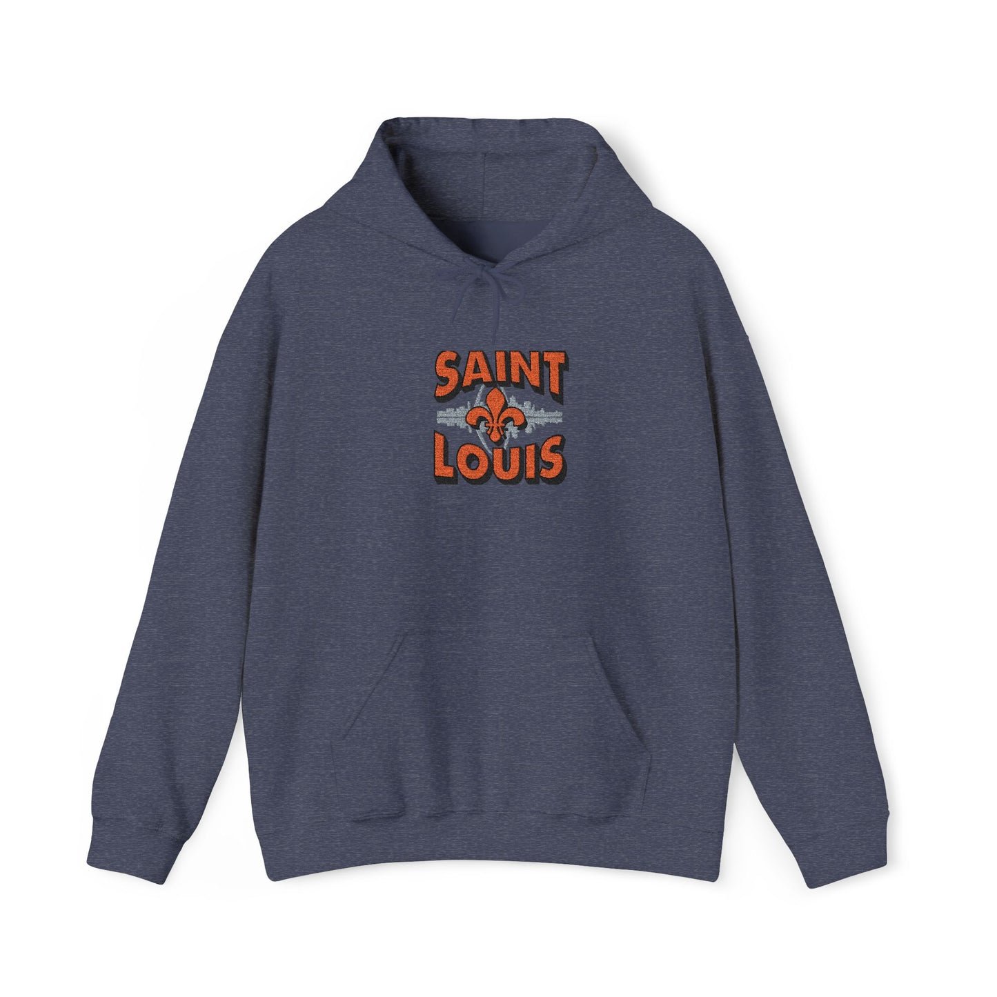 Saint Louis City Skyline Embroidered Hoodie