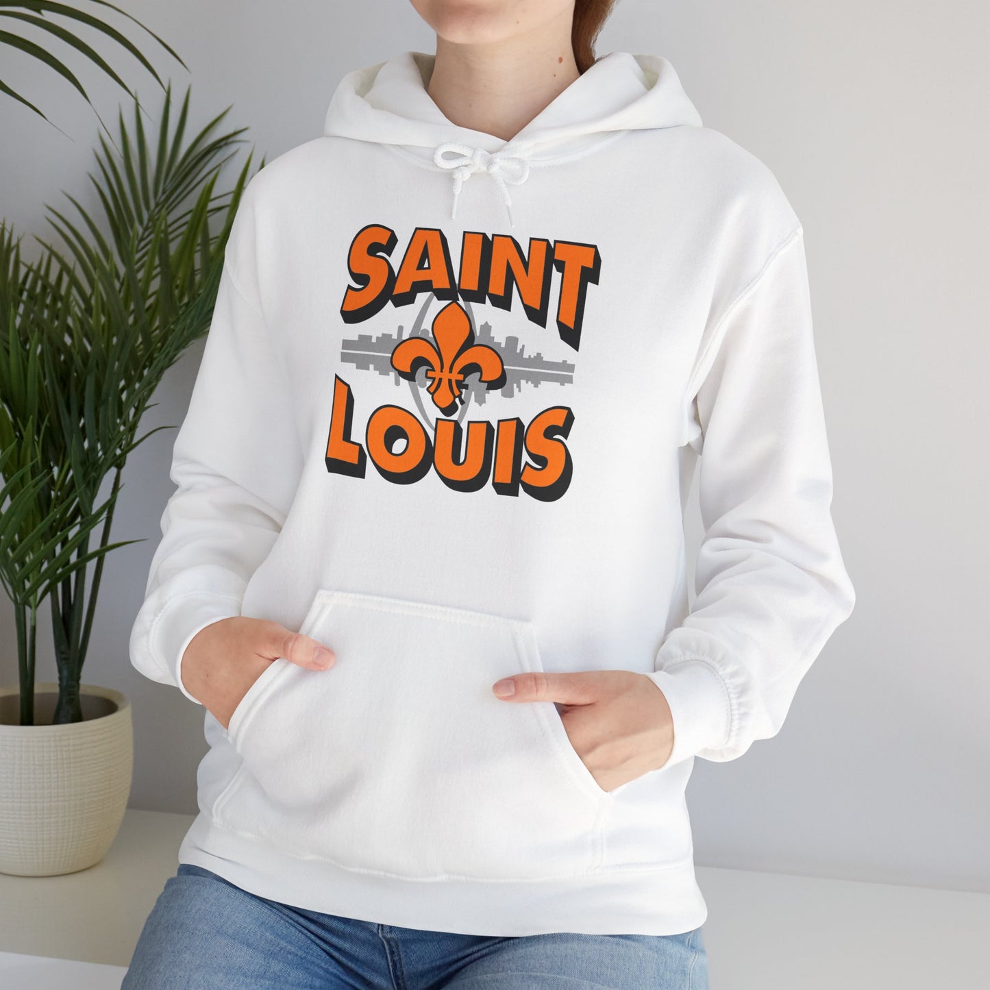 Saint Louis Graphic Hoodie — City Skyline Saint Louis Hoodie