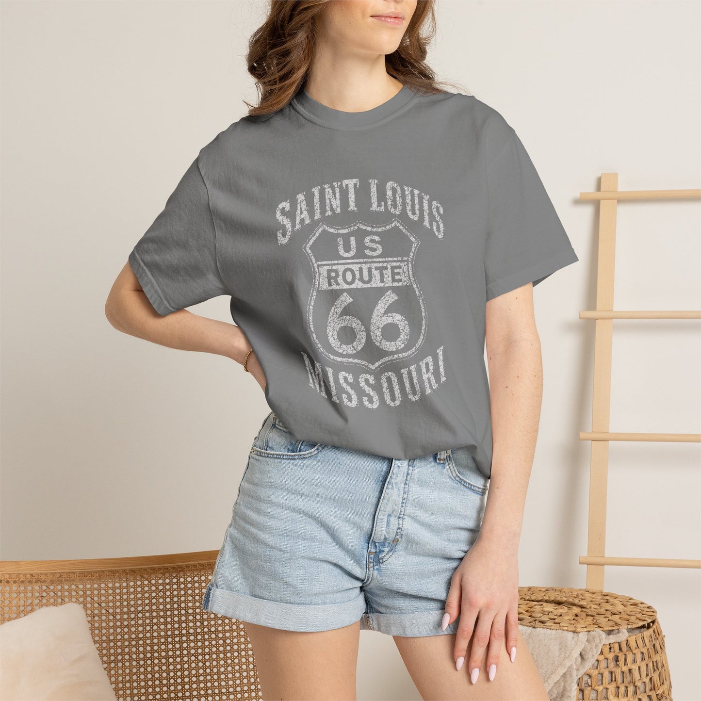 Saint Louis Route 66 Missouri T-Shirt — Vintage Road Trip Tee