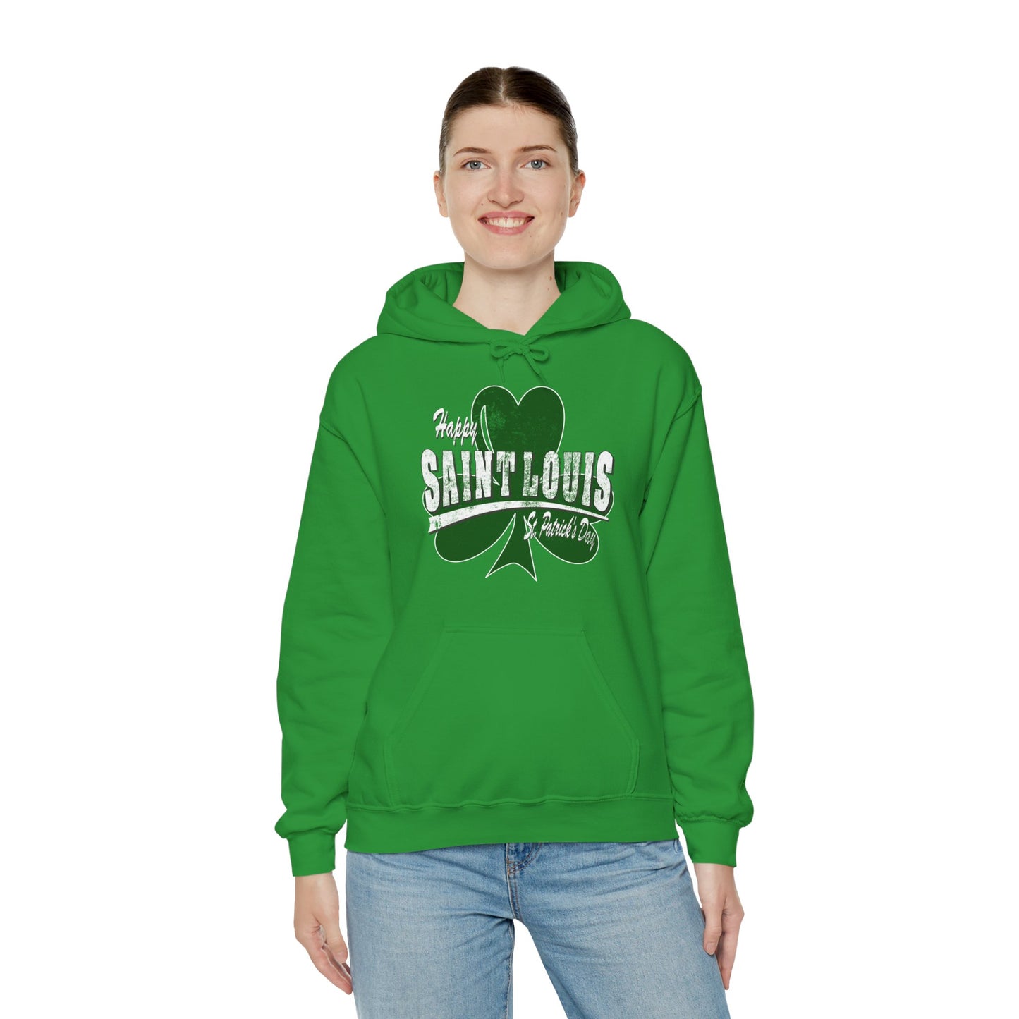 Saint Louis Shamrock Hoodie – Vintage St. Louis Irish Pride Pullover