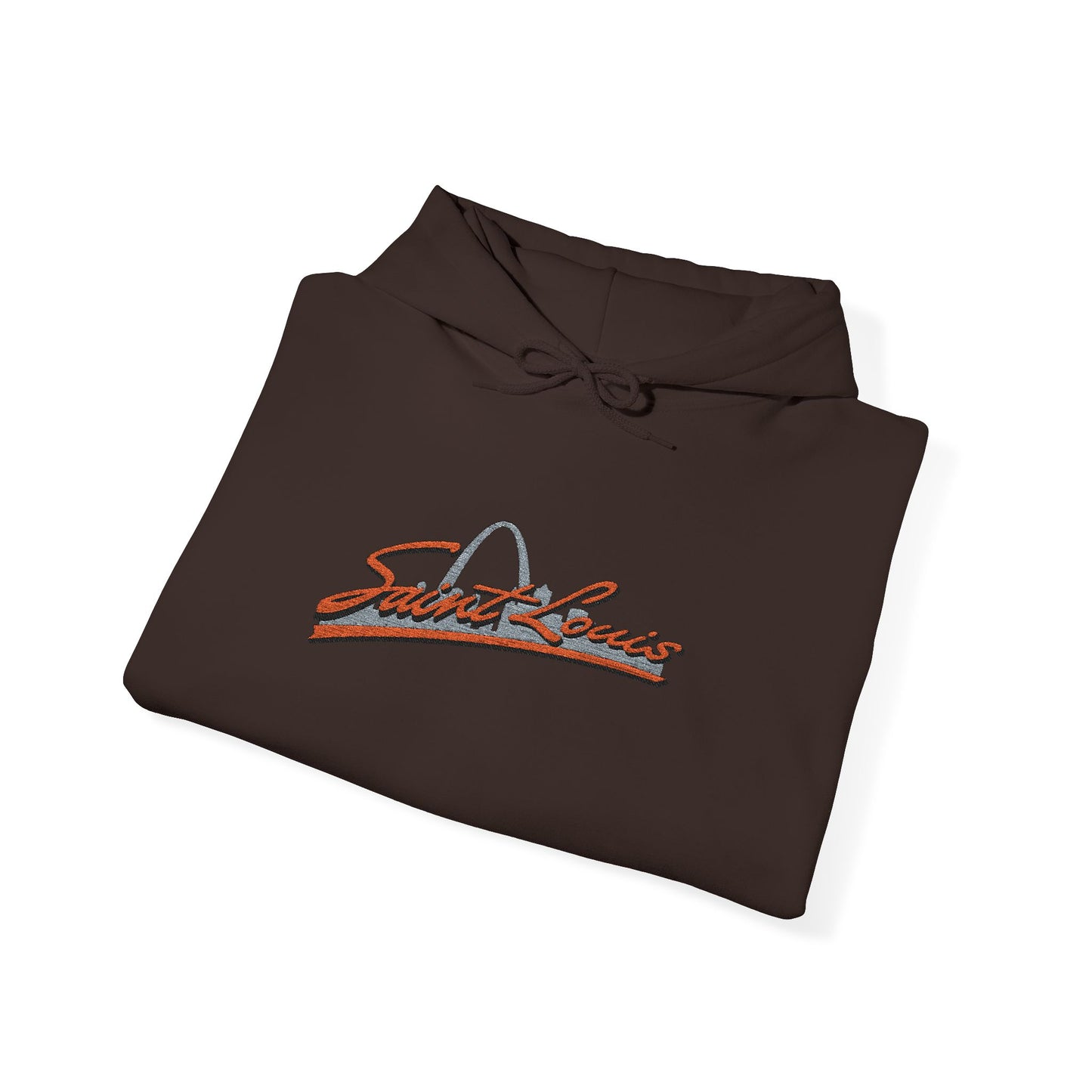 Saint Louis Embroidered Hoodie — Classic City Logo Sweatshirt