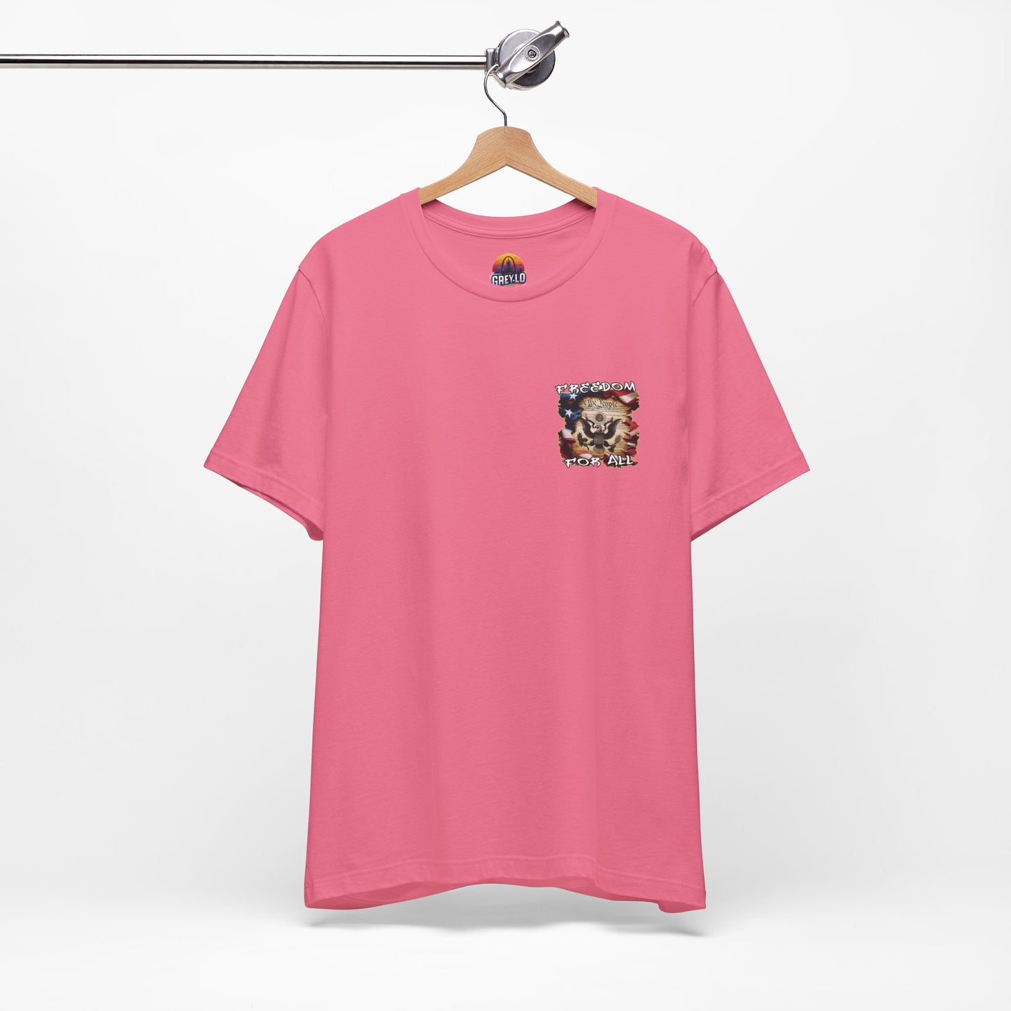 Freedom For All Unisex Tee - Bella Canvas Front & Back Print