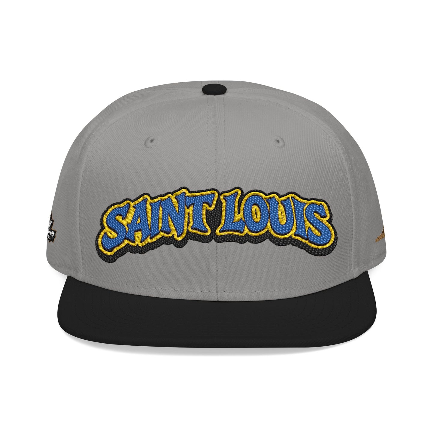 St. Louis Embroidered Snapback Hat — Retro Script Logo Cap