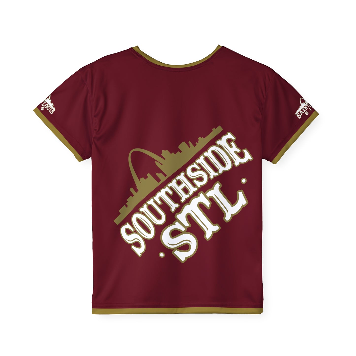 Copy of Southside STL All Over Print Sport Jersey (Burgundy)– Gold Skyline Edition
