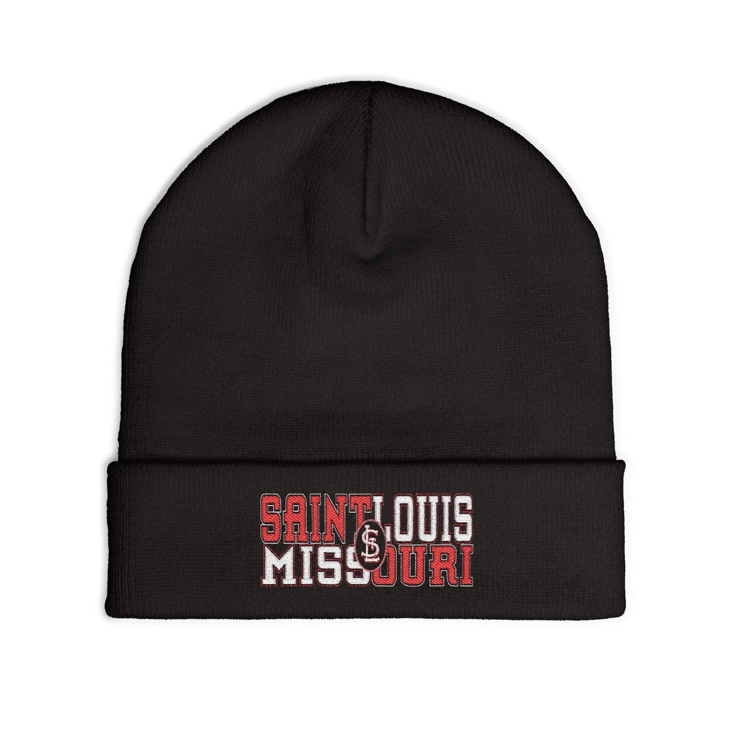 Beanie Hat - Saint Louis Missouri Split Color Design