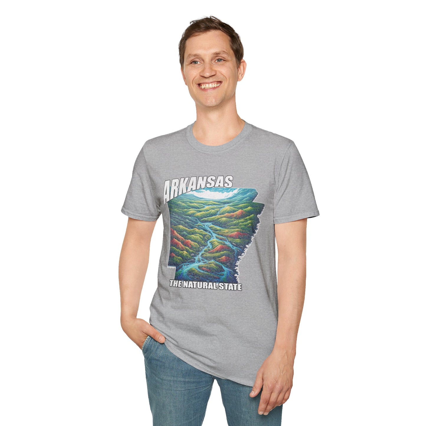 Arkansas The Natural State Graphic Tee