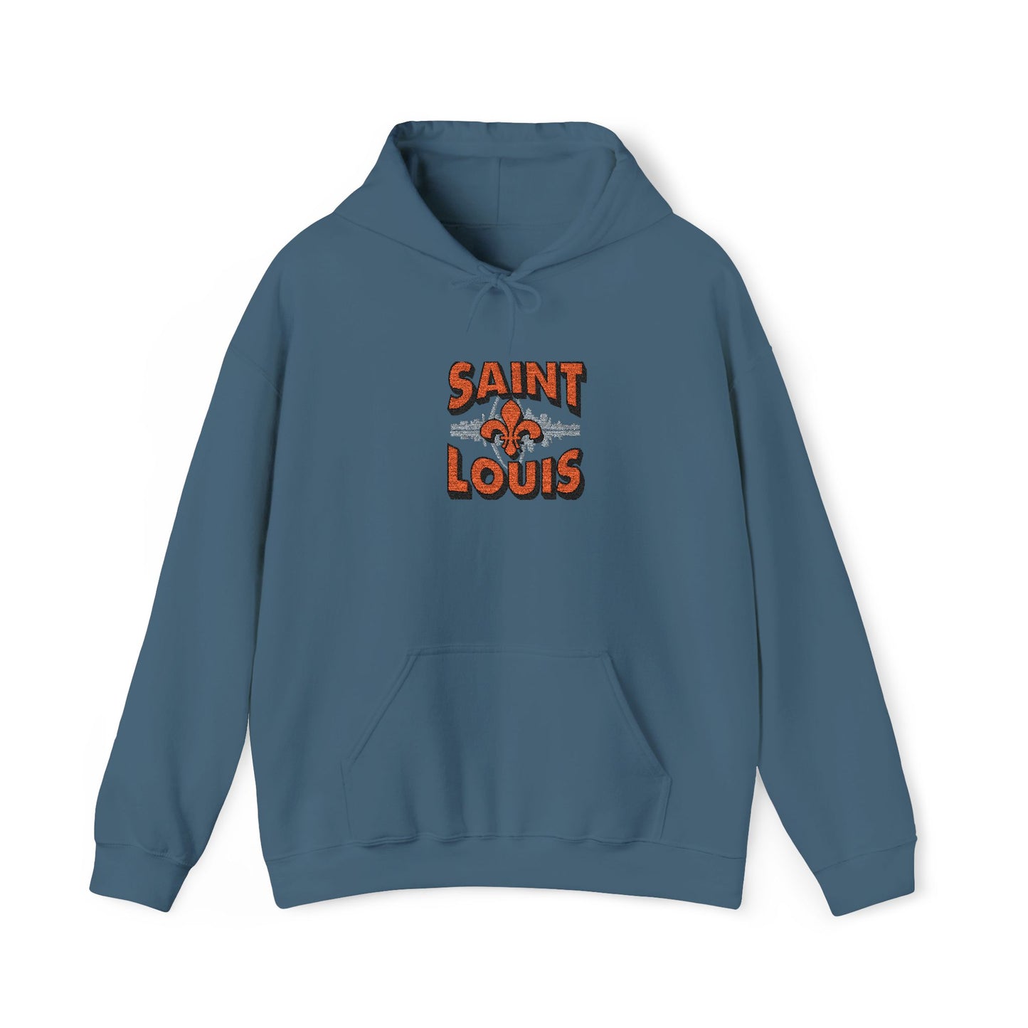 Saint Louis City Skyline Embroidered Hoodie