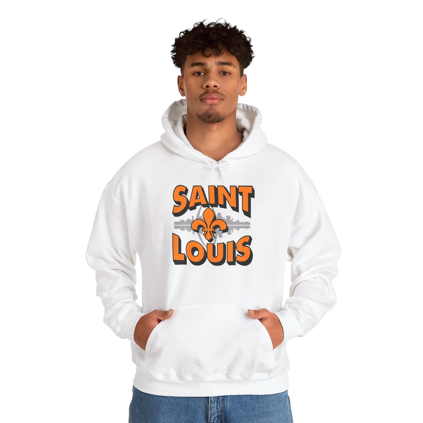 Saint Louis Graphic Hoodie — City Skyline Saint Louis Hoodie
