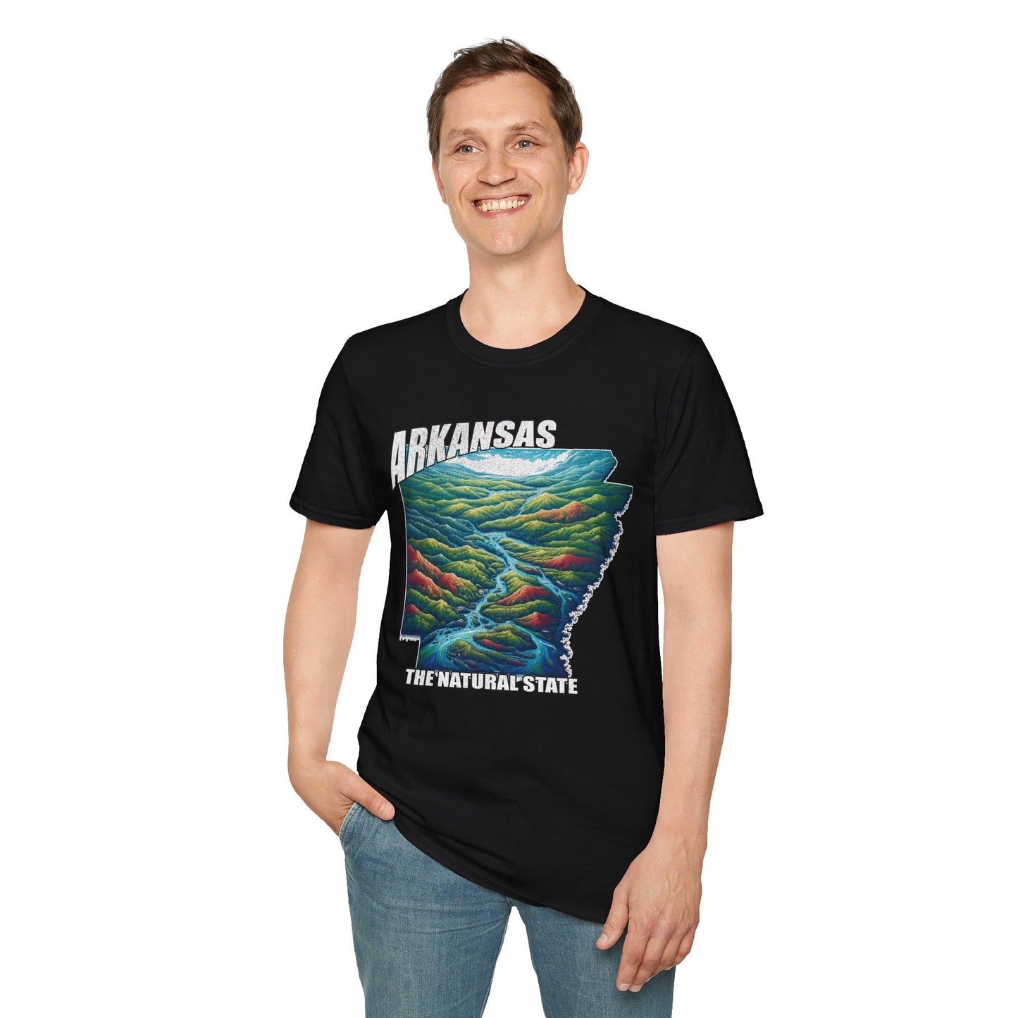 Arkansas The Natural State Graphic Tee