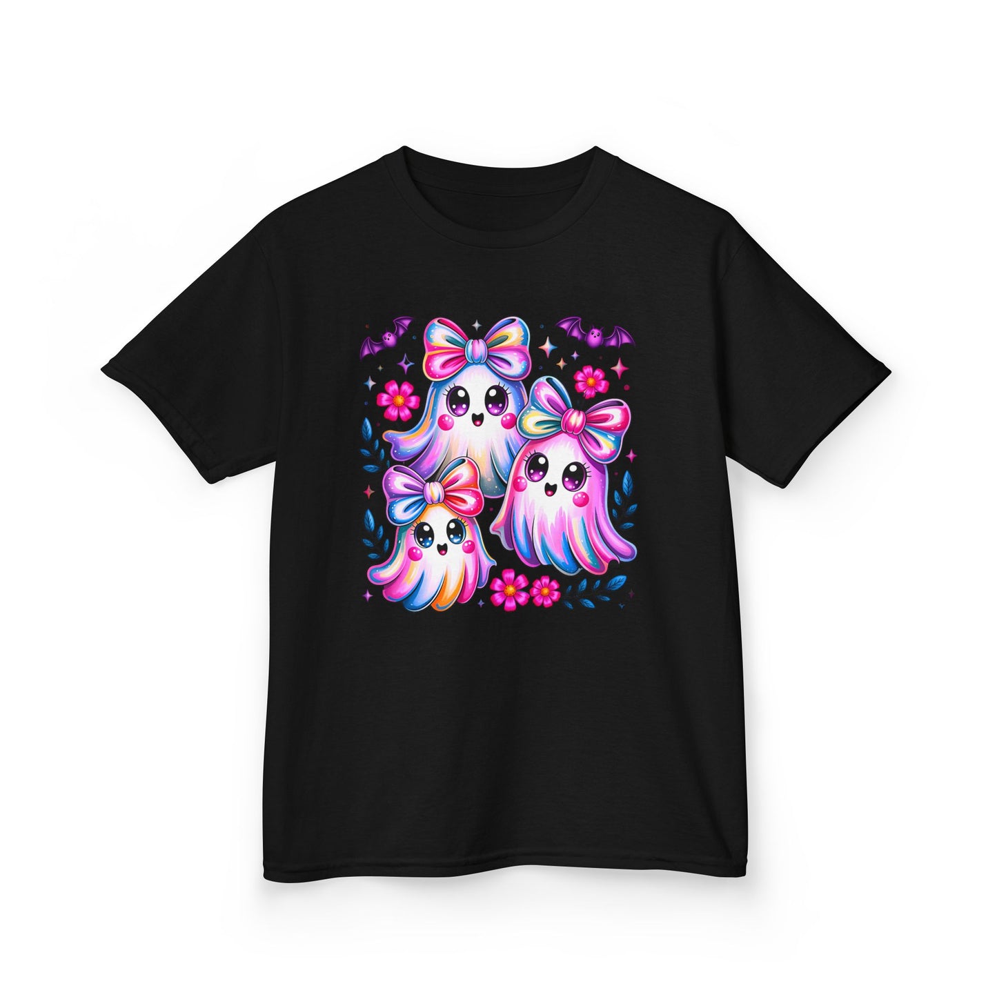 Kids Cute Colorful Ghost Tee