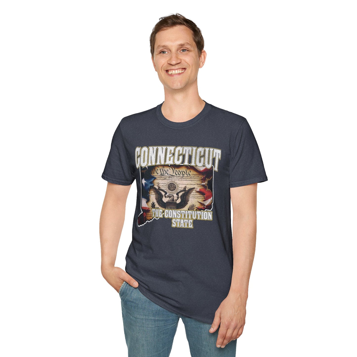 Connecticut The Constitution State Unisex Soft style T-Shirt
