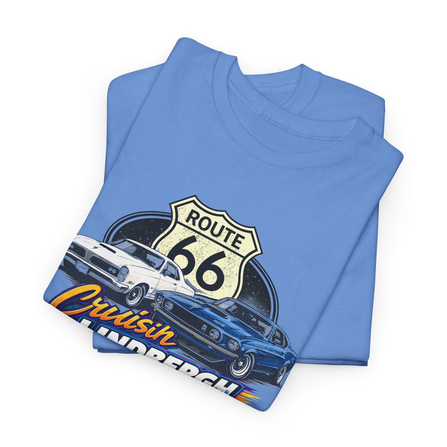 Route 66 Cruiser Tee — Classic Car "Cruising Lindbergh" T-Shirt